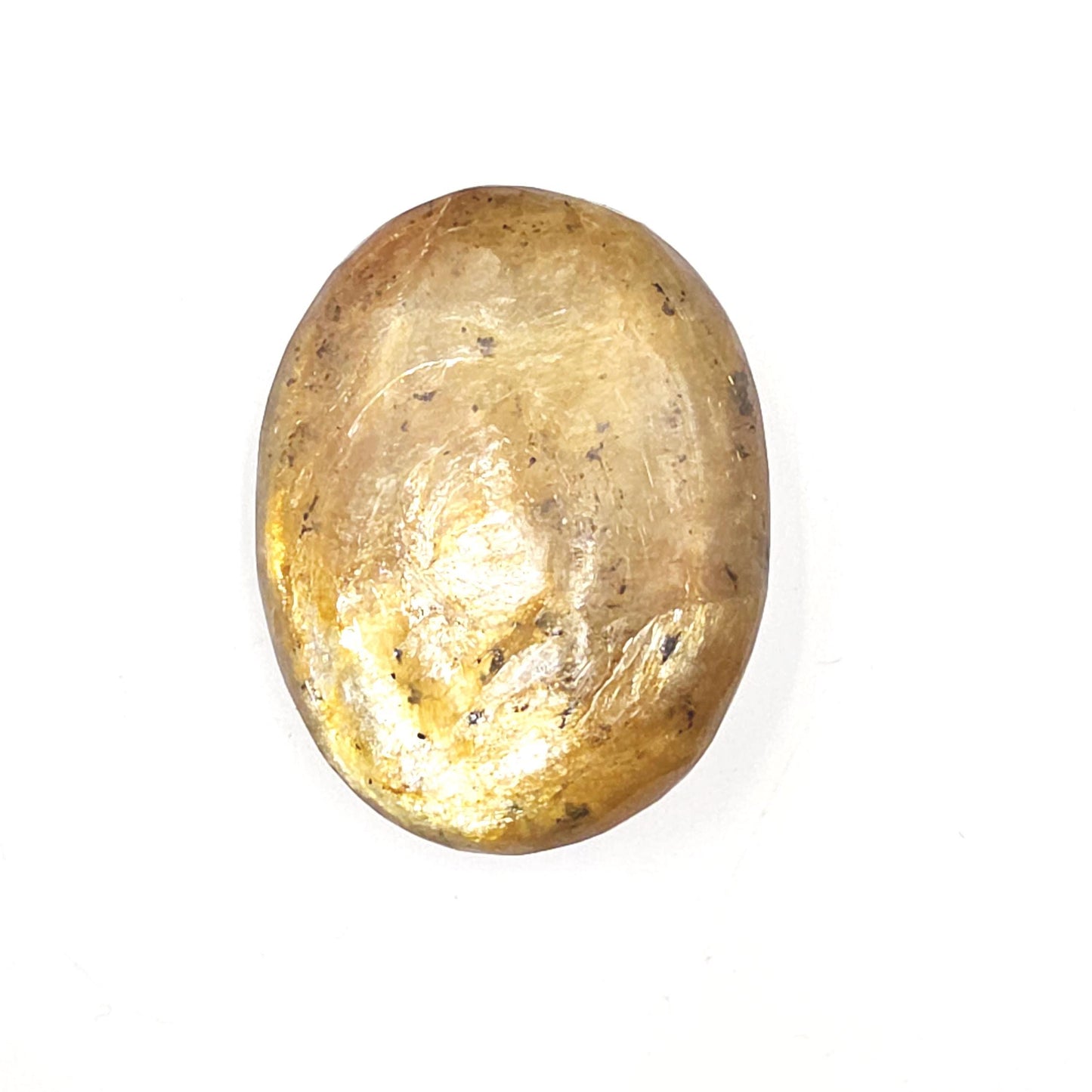 Golden Mica (Muscovite) Palm Stone – Confidence, Clarity & Emotional Strength Healing Crystal, 60g