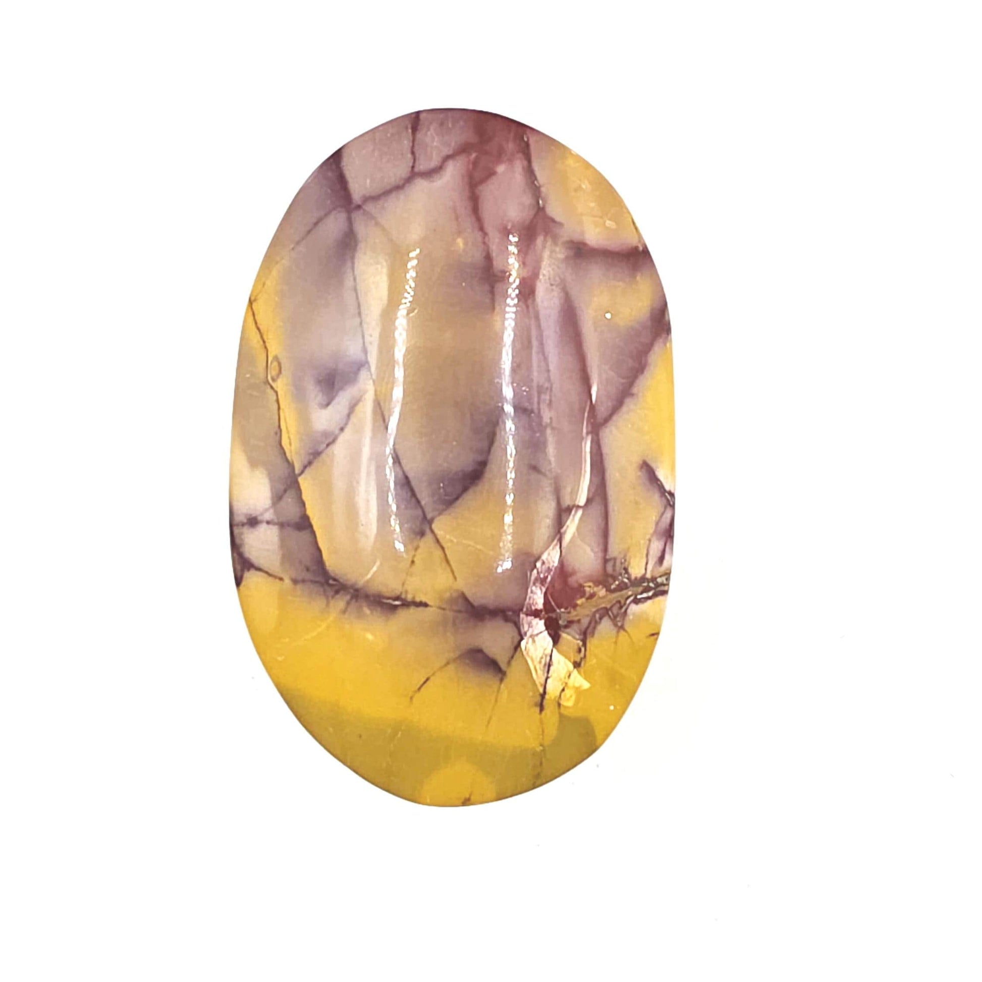 Mookaite Jasper Palm Stone – Strength, Grounding & Emotional Balance Crystal, 120g