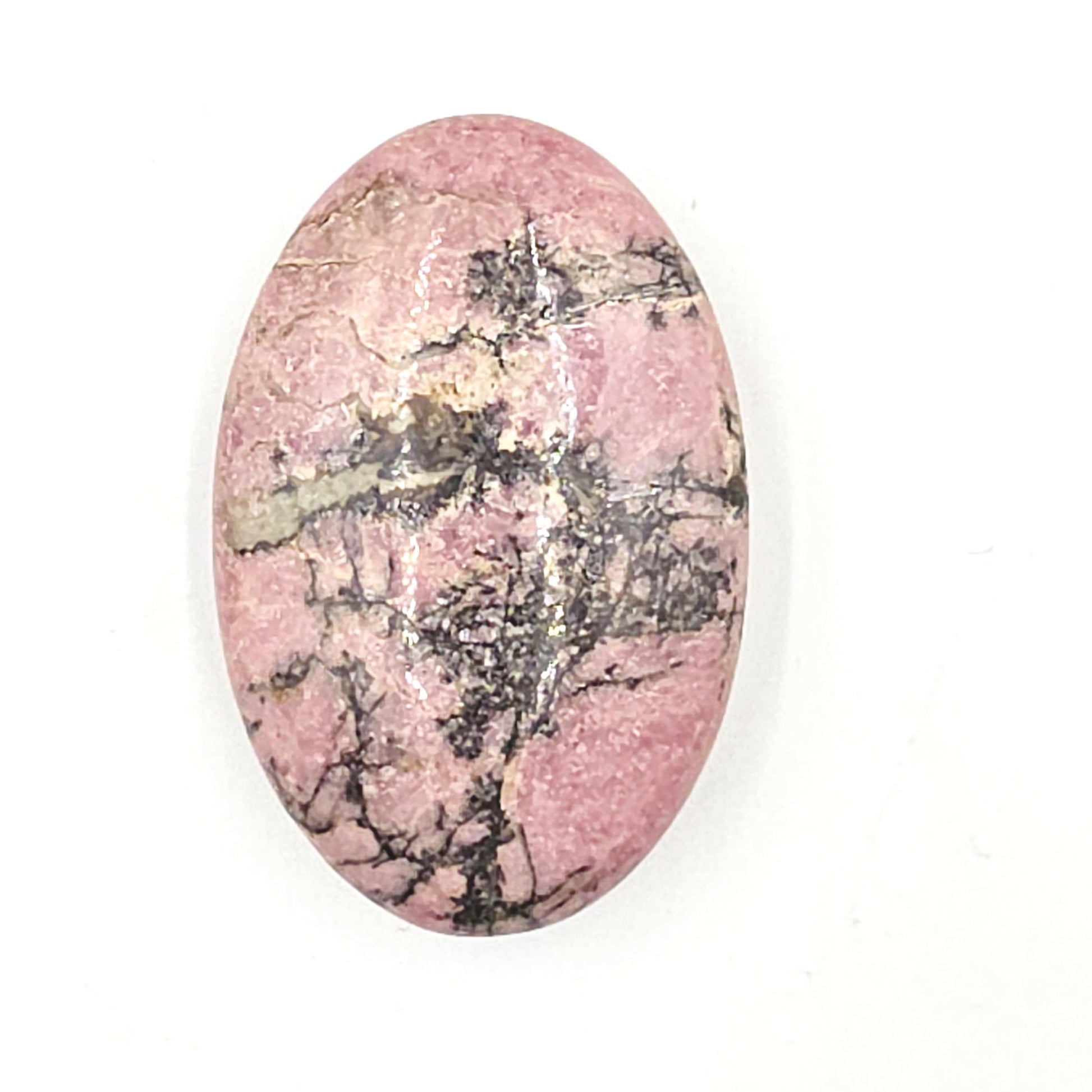 Rhodonite Palm Stone – Emotional Healing, Compassion & Grounded Heart Support Crystal, 60g