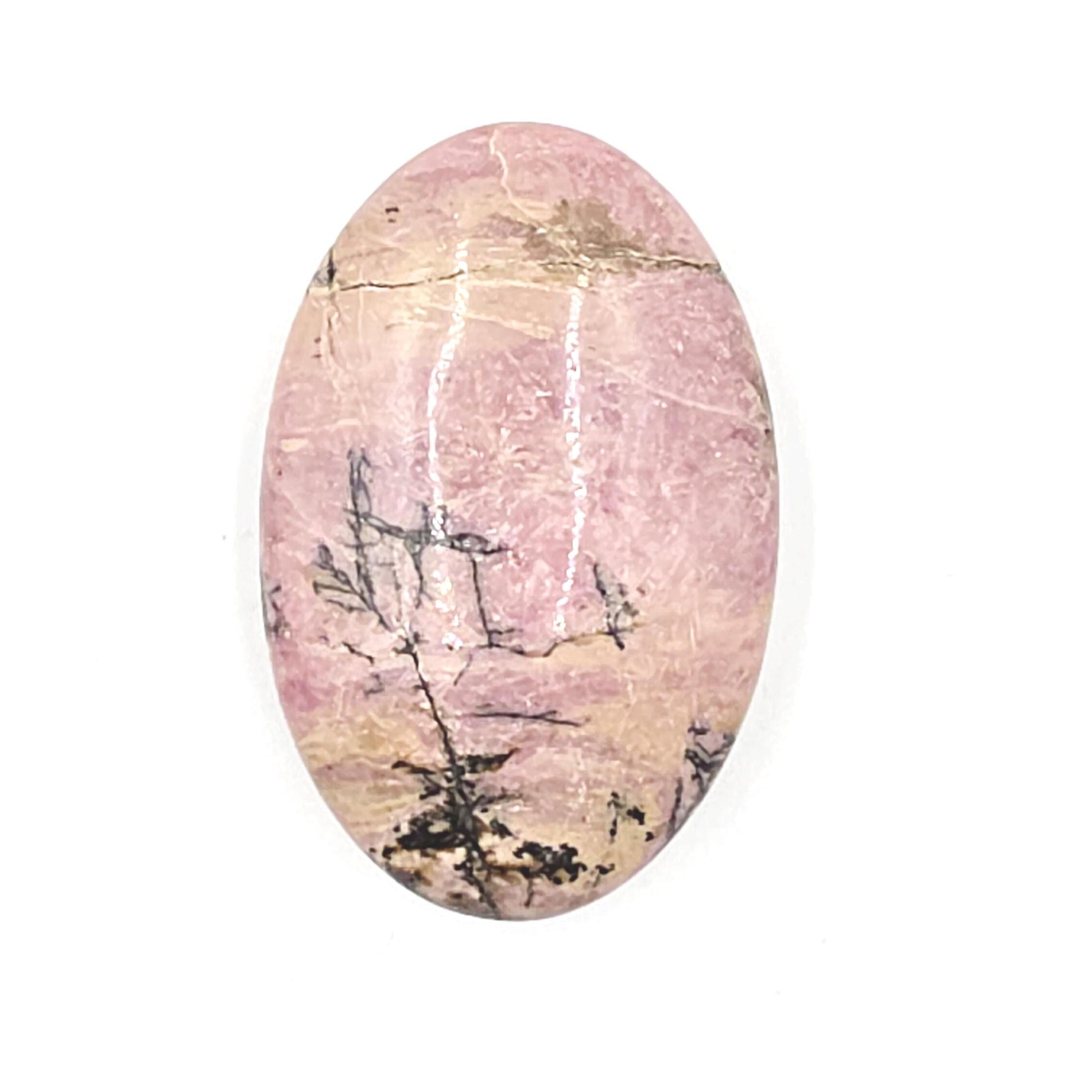 Rhodonite Palm Stone – Emotional Healing, Compassion & Grounded Heart Support Crystal, 60g