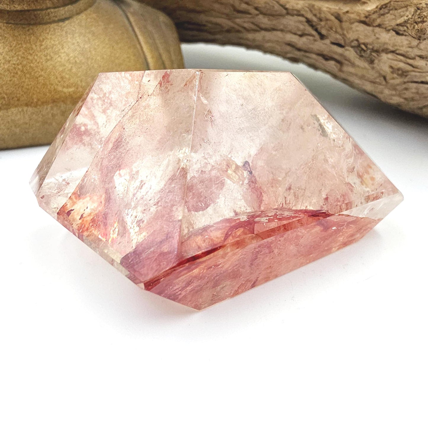 Madagascan Fire Quartz (Hematoid) Freeform – Grounding, Clarity & Energy Balancing Crystal, 170g