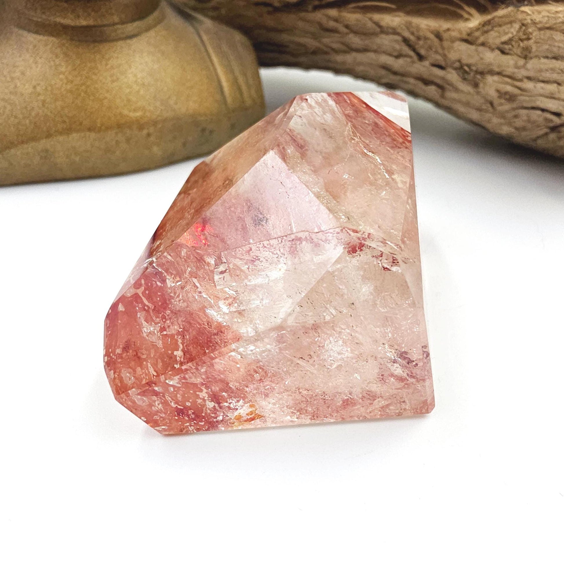 Madagascan Fire Quartz (Hematoid) Freeform – Grounding, Clarity & Energy Balancing Crystal, 170g