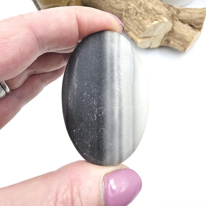 Tai Chi Jasper Palm Stone – Balance, Harmony & Emotional Stability Crystal, 40g