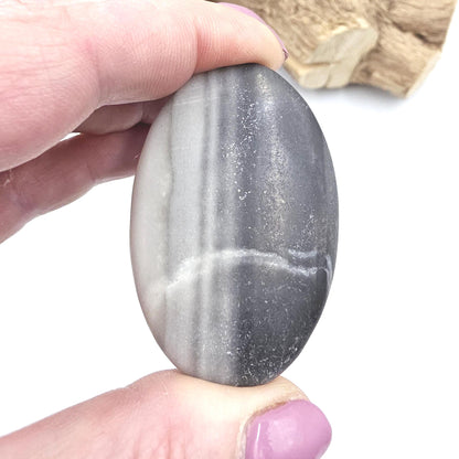 Tai Chi Jasper Palm Stone – Balance, Harmony & Emotional Stability Crystal, 40g