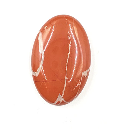 Red Jasper Palm Stone – Strength, Grounding & Protective Stability Crystal, 50g