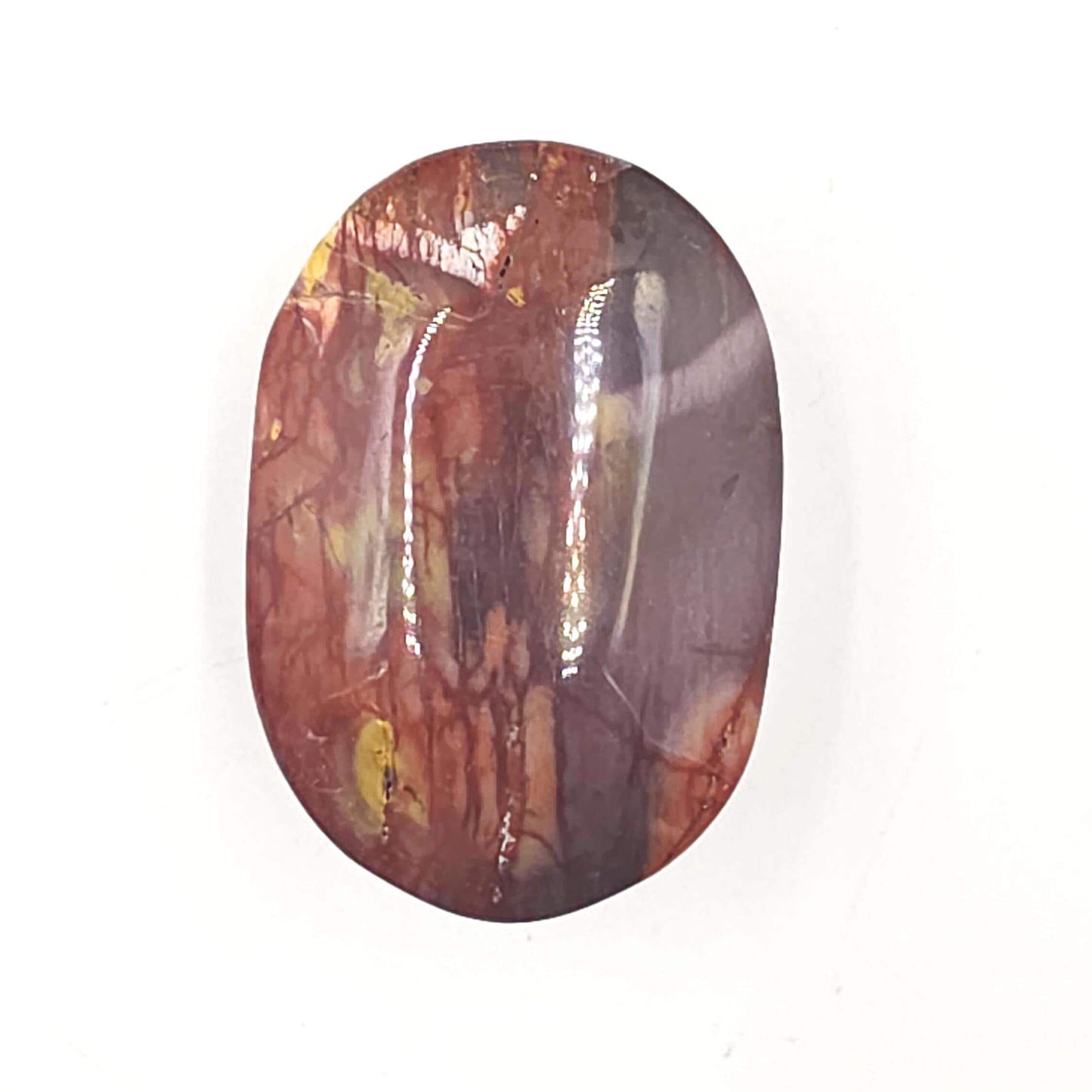 Mookaite Jasper Palm Stone – Strength, Grounding & Emotional Balance Crystal, 65g