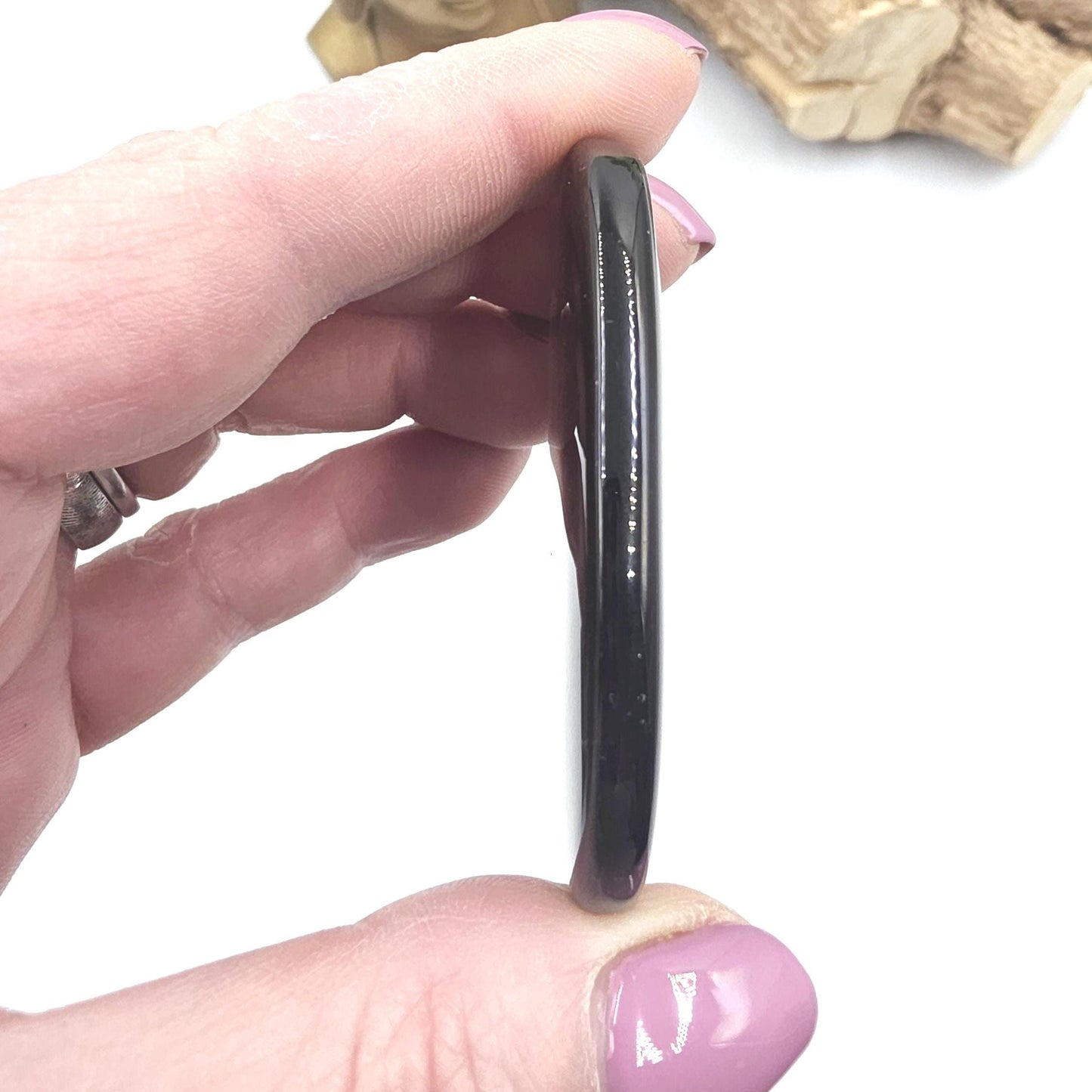 Ice Obsidian Palm Stone – Clarity, Protection & Grounding Crystal, 30g
