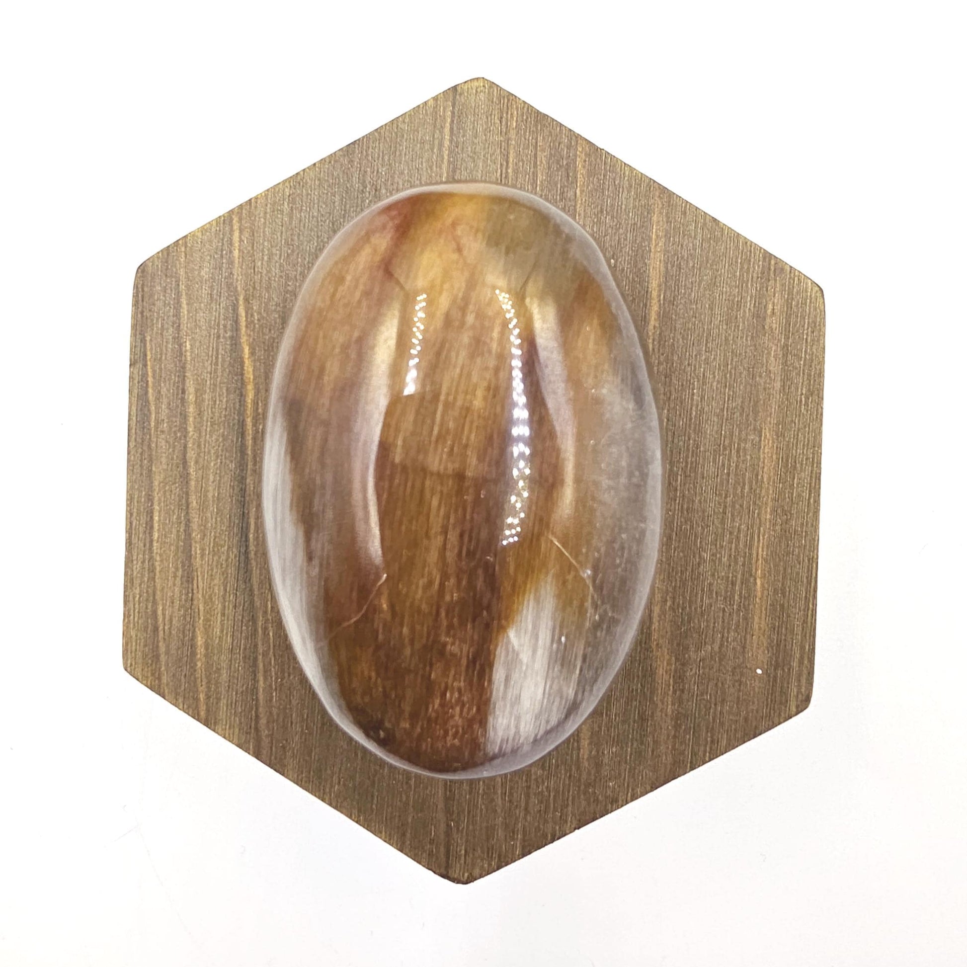 Extremely Rare White & Copper Rutile Palm Stone – Clarity, Transformation and Energy Amplification Crystal, 95g