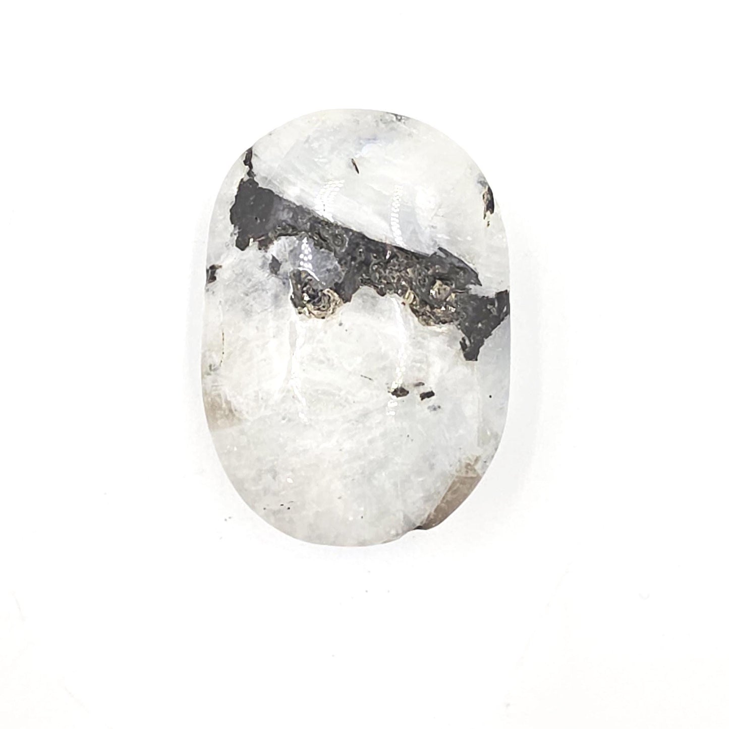 Rainbow Moonstone Palm Stone – Intuition, Balance & Feminine Energy Healing Crystal, 60g