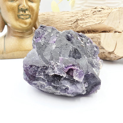 Raw Fluorite Specimen – Mental Clarity, Focus & Natural Protective Energy Crystal, 490g