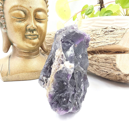 Raw Fluorite Specimen – Mental Clarity, Focus & Natural Protective Energy Crystal, 490g