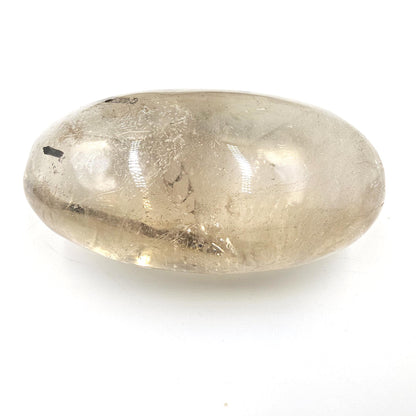 Large High Grade Sparkly Black Rutile Quartz Palm Stone – Protection, Clarity & Energy Amplification Crystal, 185g