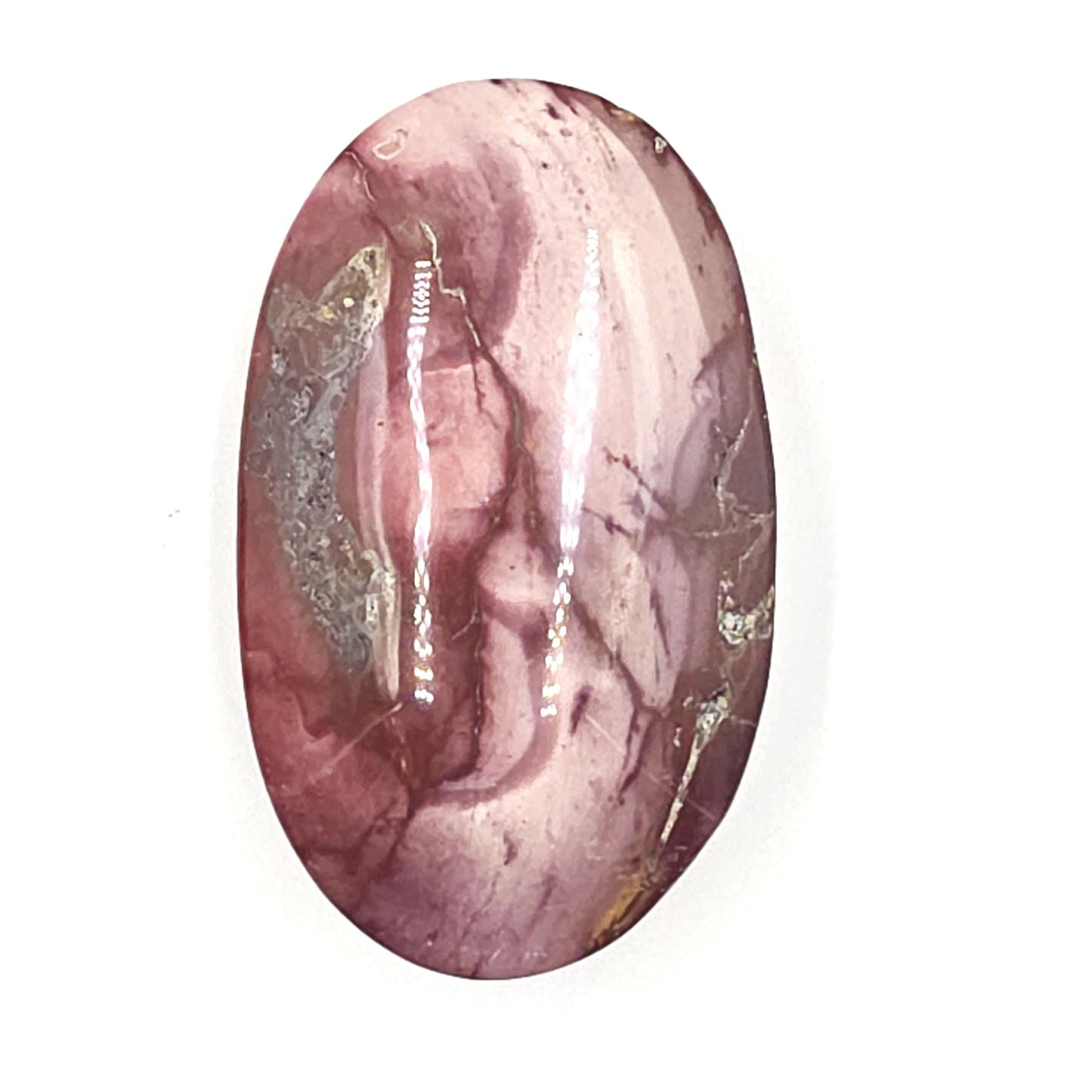 Mookaite Jasper Palm Stone – Strength, Grounding & Emotional Balance Crystal, 75g