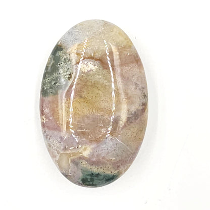 Ocean Jasper Palm Stone – Joy, Emotional Healing & Calming Crystal, 45g