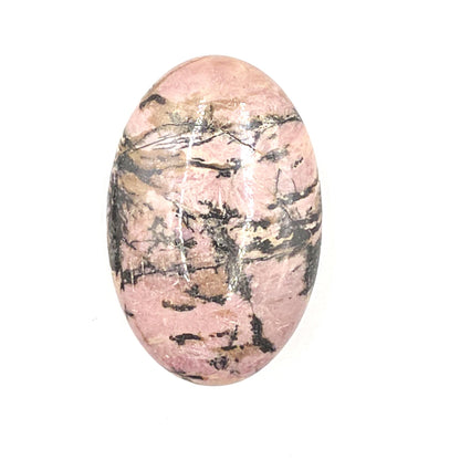 Rhodonite Palm Stone – Emotional Healing, Compassion & Grounded Heart Support Crystal, 65g