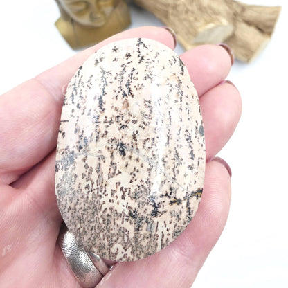 Picture Jasper Palm Stone – Grounding, Stability & Earth Connection Crystal, 55g