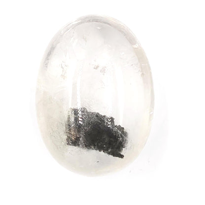 Large Green Garden Quartz (Lodolite) Palm Stone – Manifestation, Clarity & Inner Journey Healing Crystal, 155g
