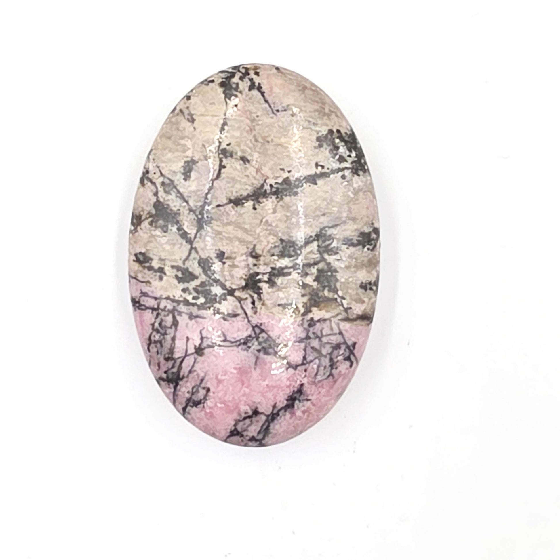 Rhodonite Palm Stone – Emotional Healing, Compassion & Grounded Heart Support Crystal, 60g