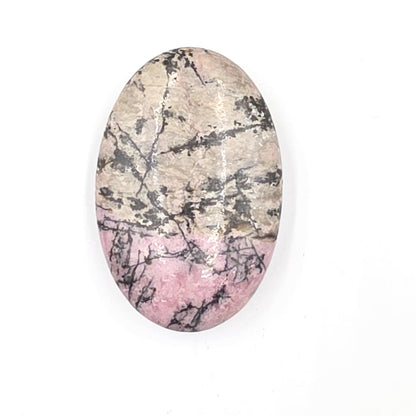 Rhodonite Palm Stone – Emotional Healing, Compassion & Grounded Heart Support Crystal, 60g