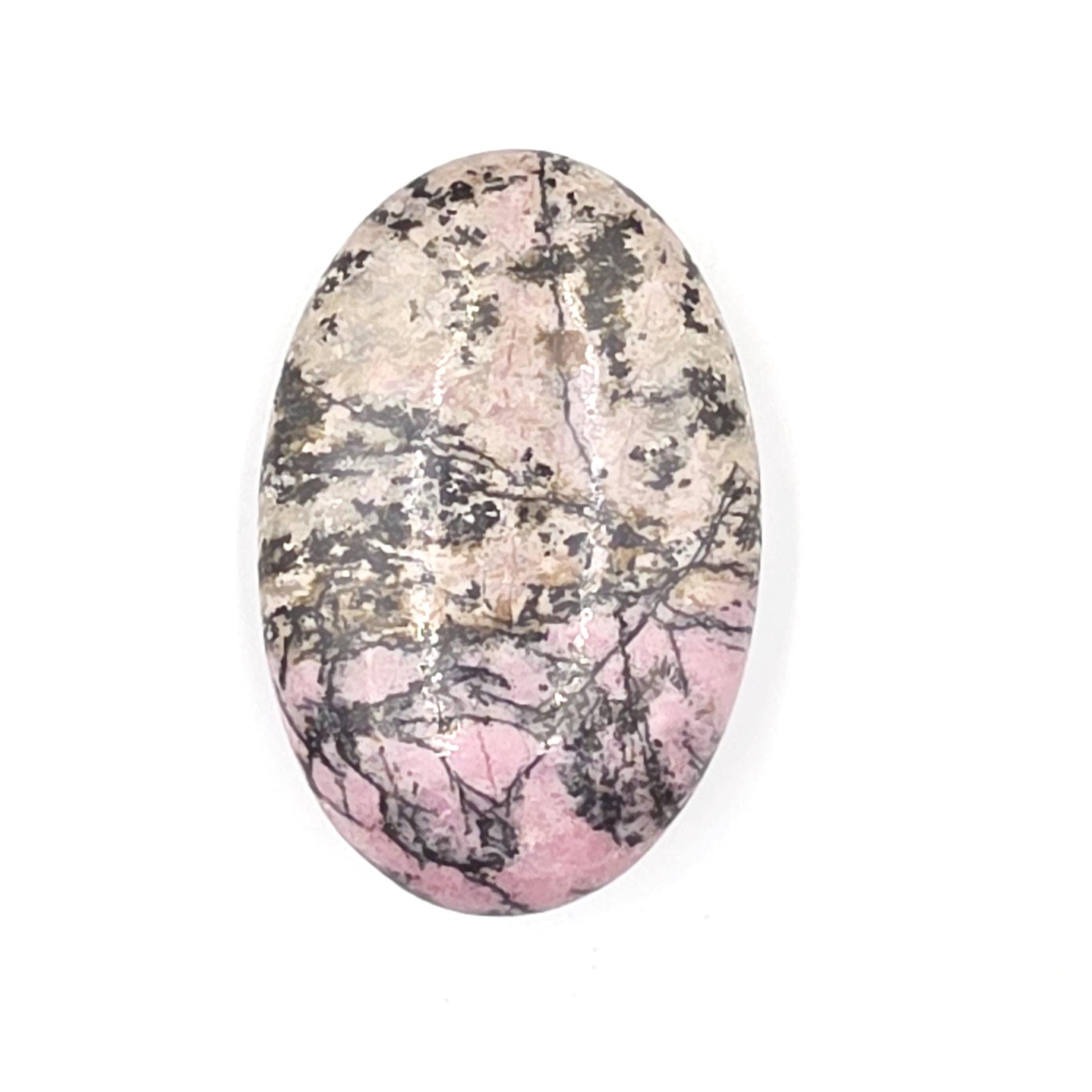 Rhodonite Palm Stone – Emotional Healing, Compassion & Grounded Heart Support Crystal, 60g