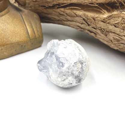 Little Raw Celestite Specimen – Peace, Angelic Energy & Soothing Spiritual Support Crystal, 60g