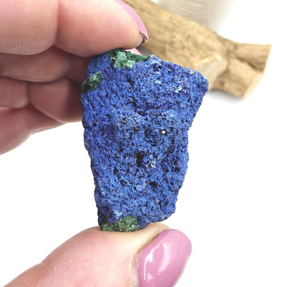 Sparkly Raw Azurite Specimen – Intuition, Insight & Third Eye Chakra Crystal, 50g