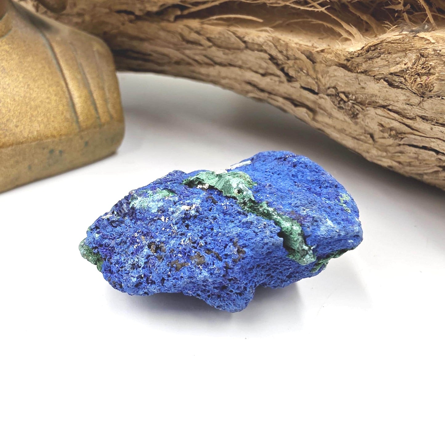 Sparkly Raw Azurite Specimen – Intuition, Insight & Third Eye Chakra Crystal, 50g