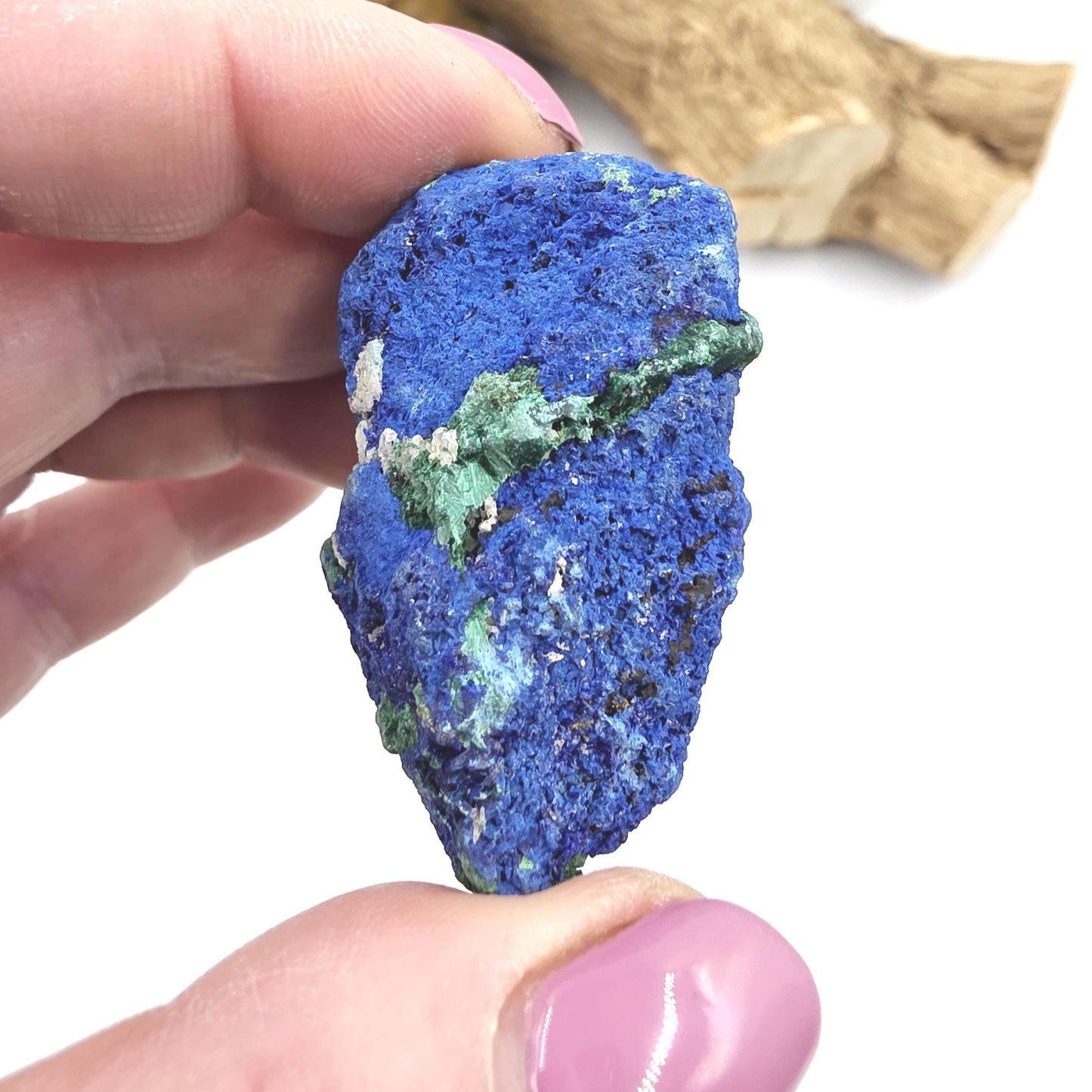 Sparkly Raw Azurite Specimen – Intuition, Insight & Third Eye Chakra Crystal, 50g