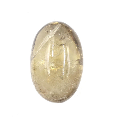 Huge Smoky Citrine Palm Stone with Rainbows – Abundance, Confidence & Solar Plexus Energy Crystal, 350g