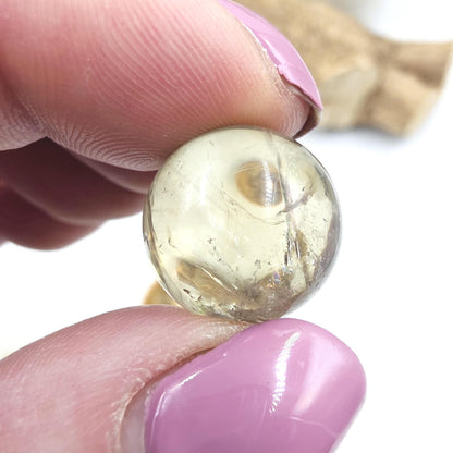 Citrine Mini Spheres – Joy, Abundance & Positive Energy Crystal Ball, 16-19mm