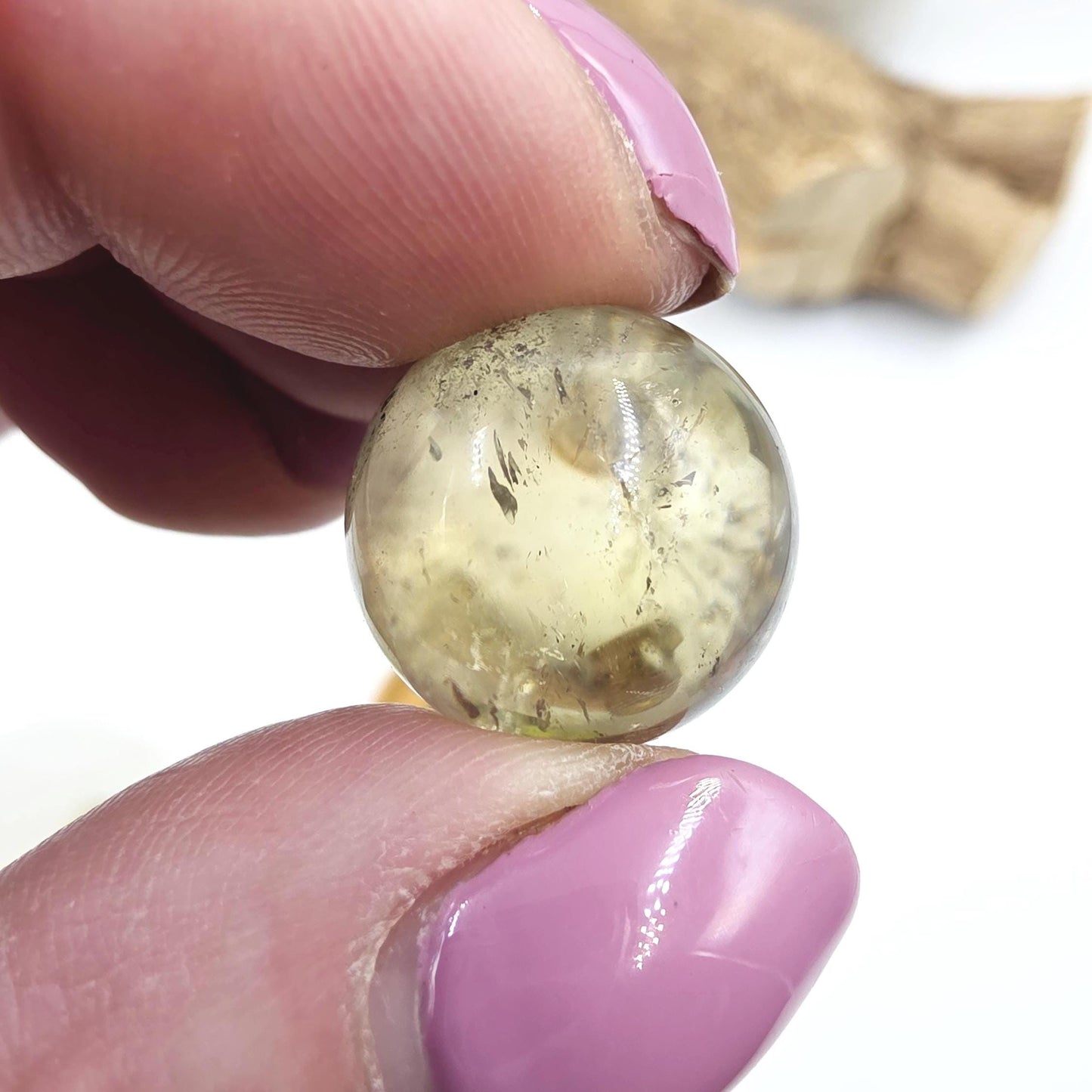 Citrine Mini Spheres – Joy, Abundance & Positive Energy Crystal Ball, 16-19mm