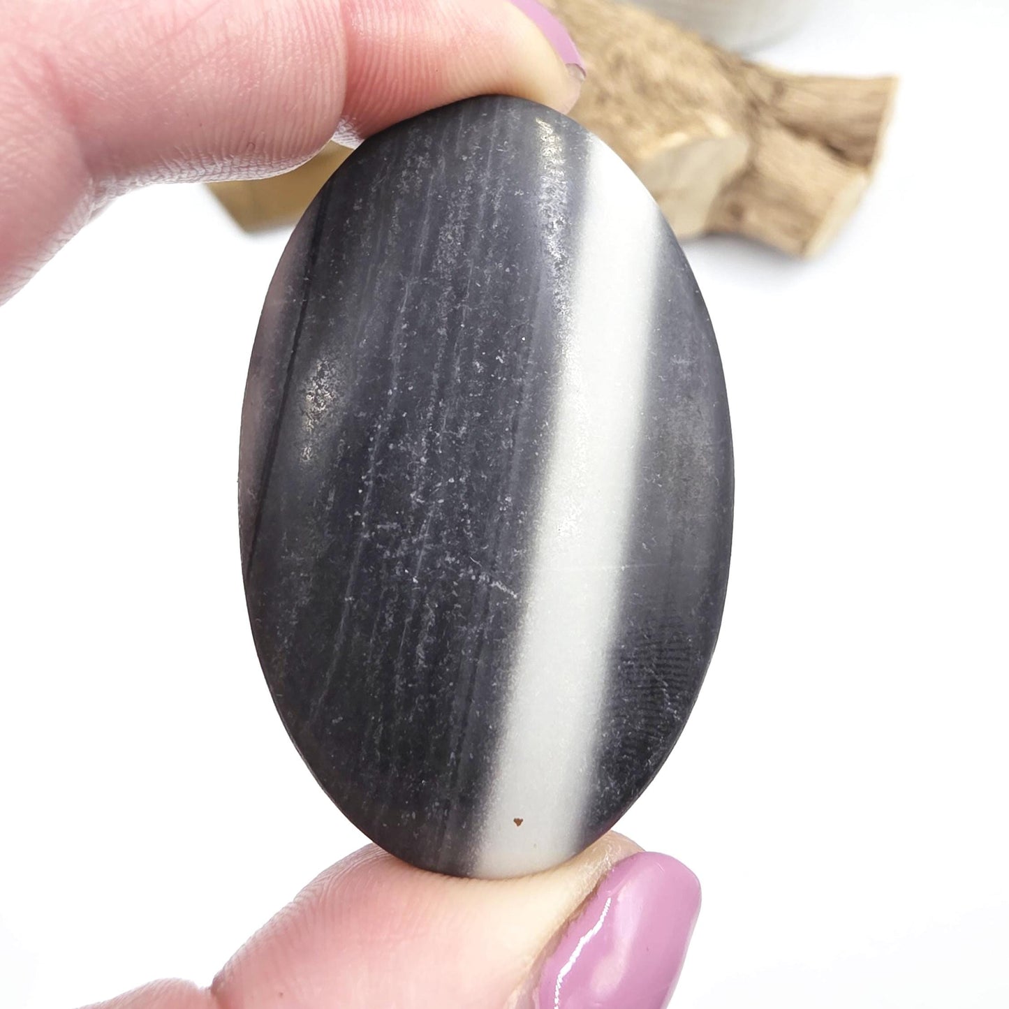 Tai Chi Jasper Palm Stone – Balance, Harmony & Emotional Stability Crystal, 40g