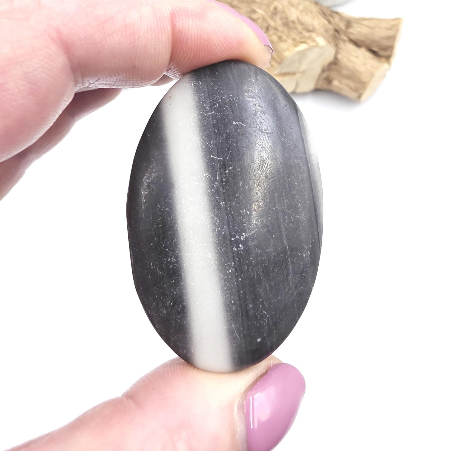 Tai Chi Jasper Palm Stone – Balance, Harmony & Emotional Stability Crystal, 40g