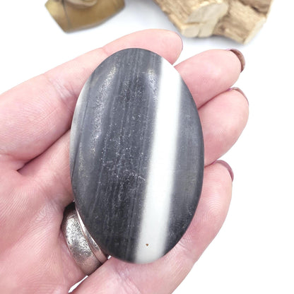 Tai Chi Jasper Palm Stone – Balance, Harmony & Emotional Stability Crystal, 40g