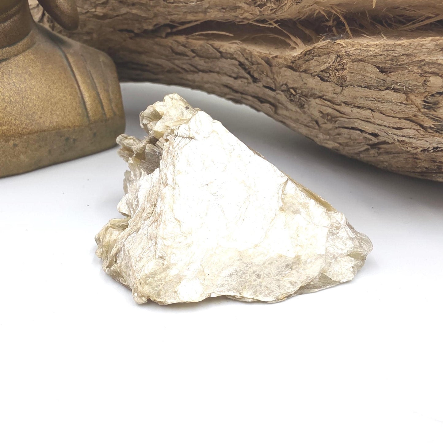 Raw Golden Mica (Muscovite) Specimen – Confidence, Clarity & Spiritual Growth Crystal, 75g