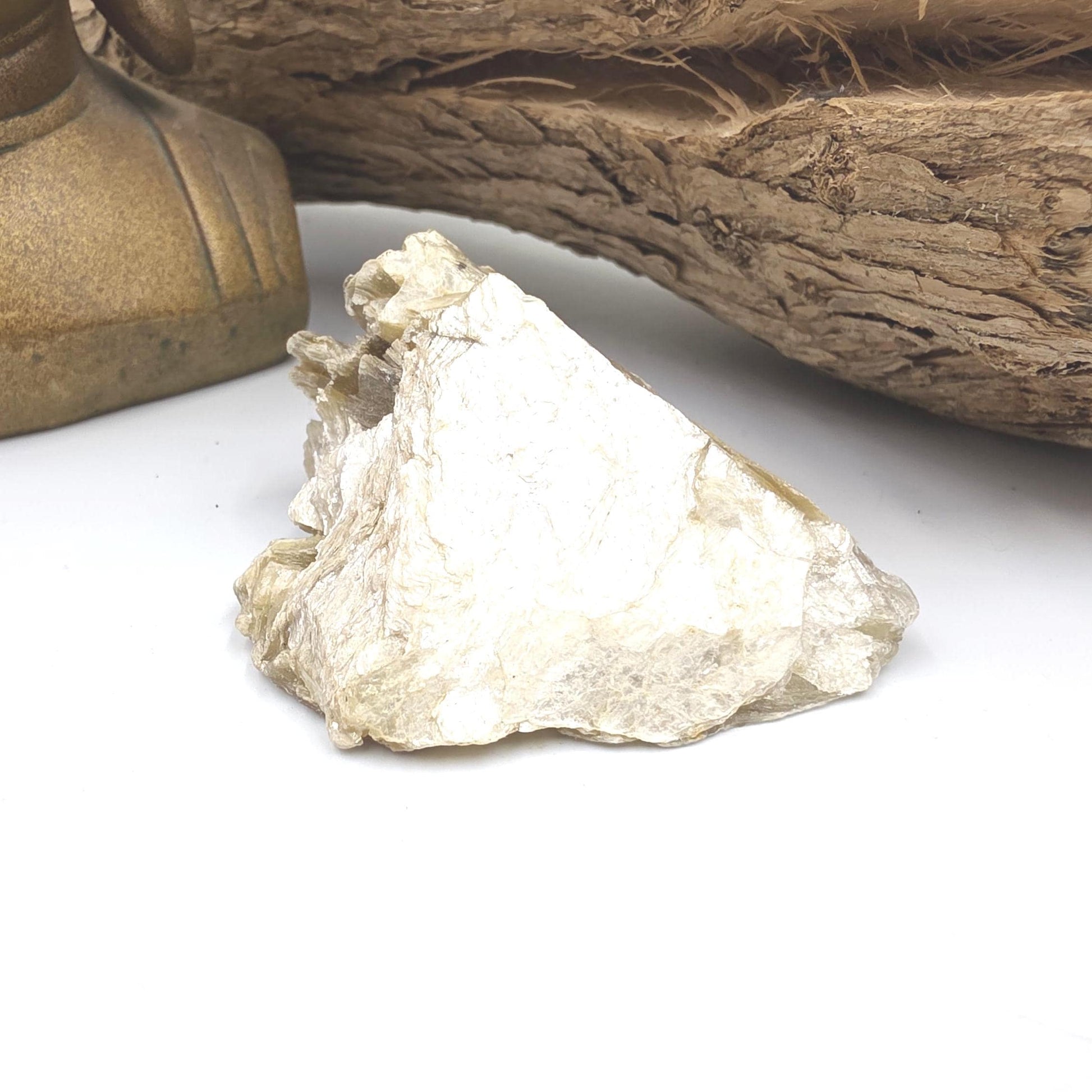 Raw Golden Mica (Muscovite) Specimen – Confidence, Clarity & Spiritual Growth Crystal, 75g
