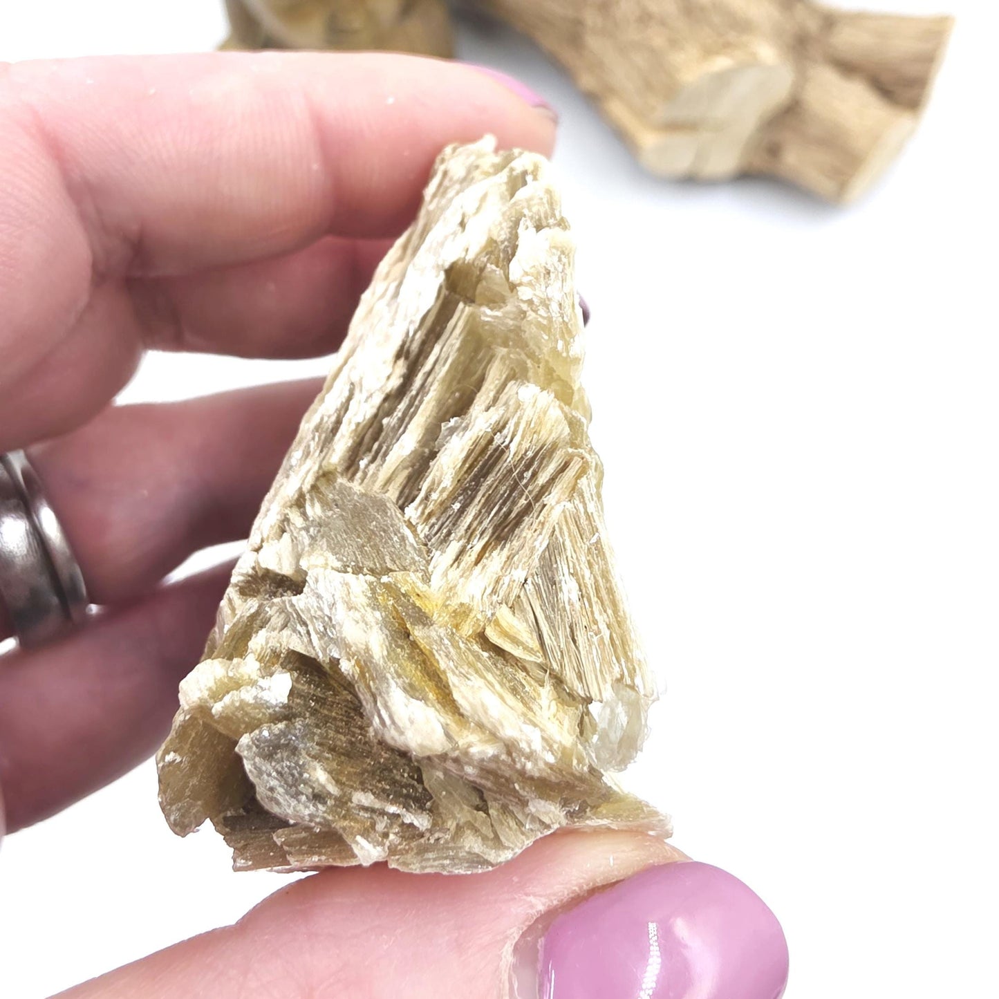 Raw Golden Mica (Muscovite) Specimen – Confidence, Clarity & Spiritual Growth Crystal, 75g