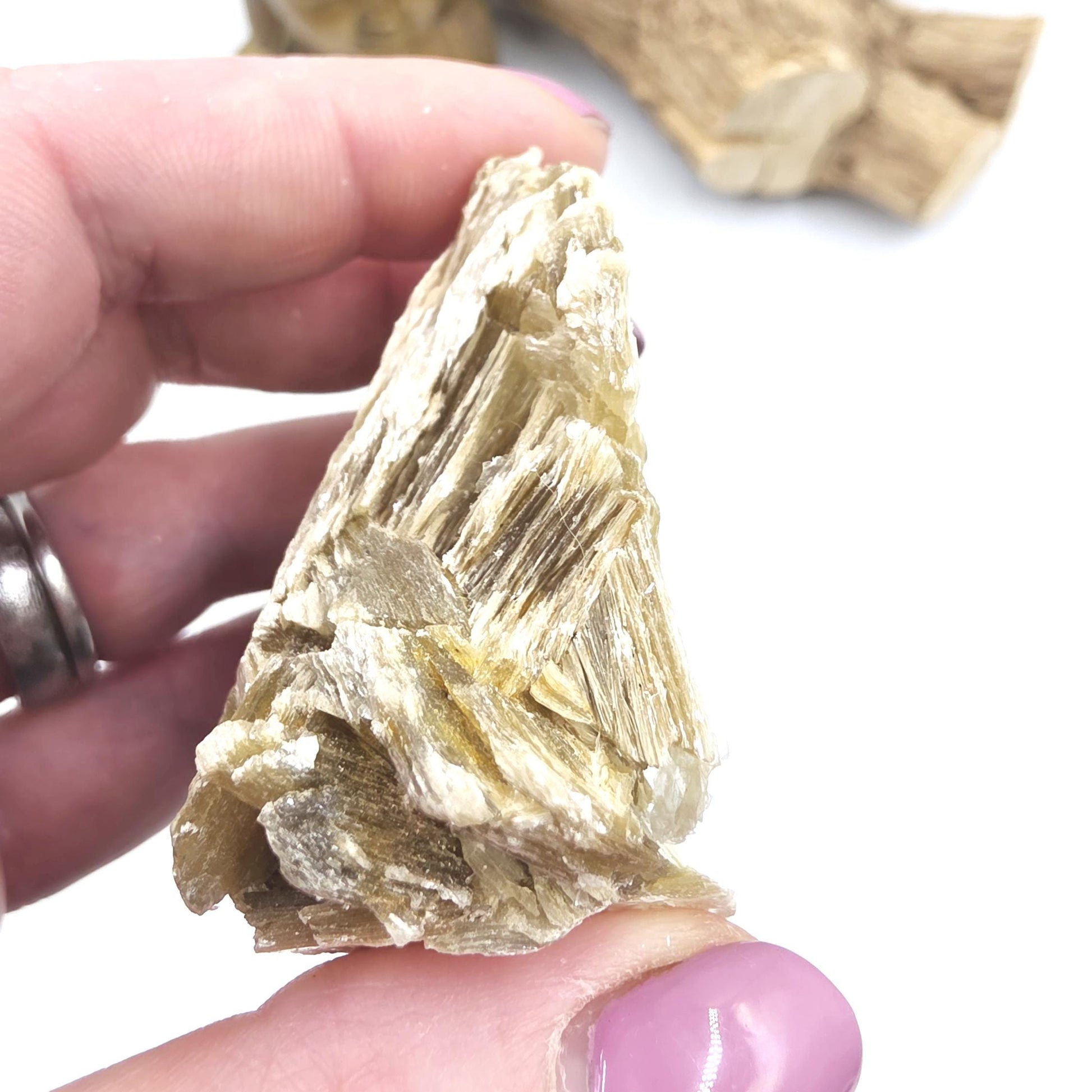 Raw Golden Mica (Muscovite) Specimen – Confidence, Clarity & Spiritual Growth Crystal, 75g