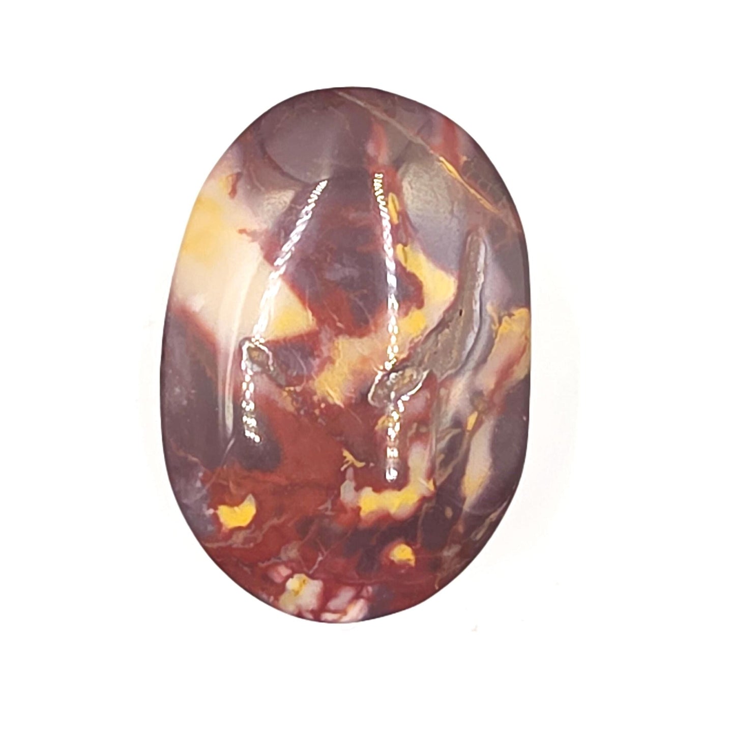 Mookaite Jasper Palm Stone – Strength, Grounding & Emotional Balance Crystal, 50g