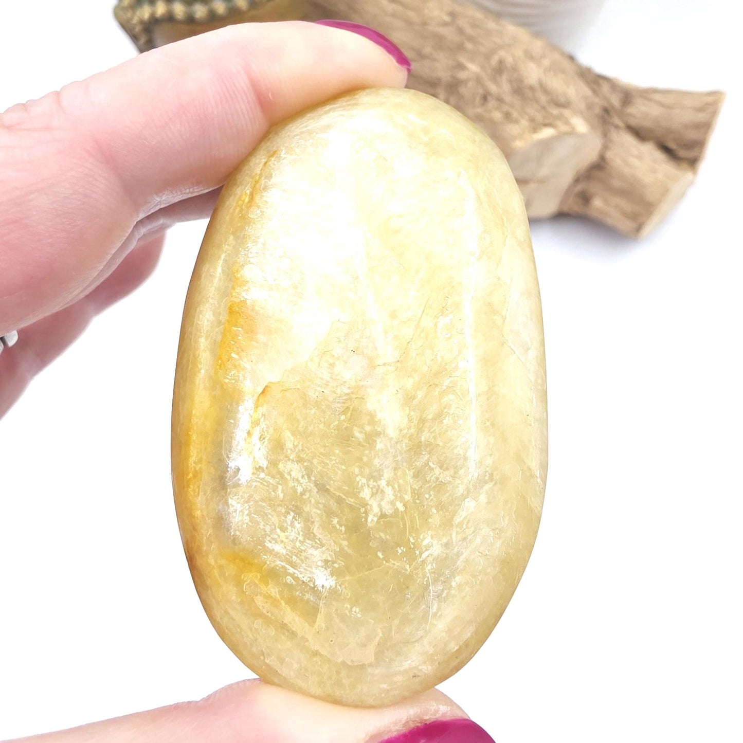 Golden Mica (Muscovite) Palm Stone – Confidence, Clarity & Emotional Strength Healing Crystal, 90g