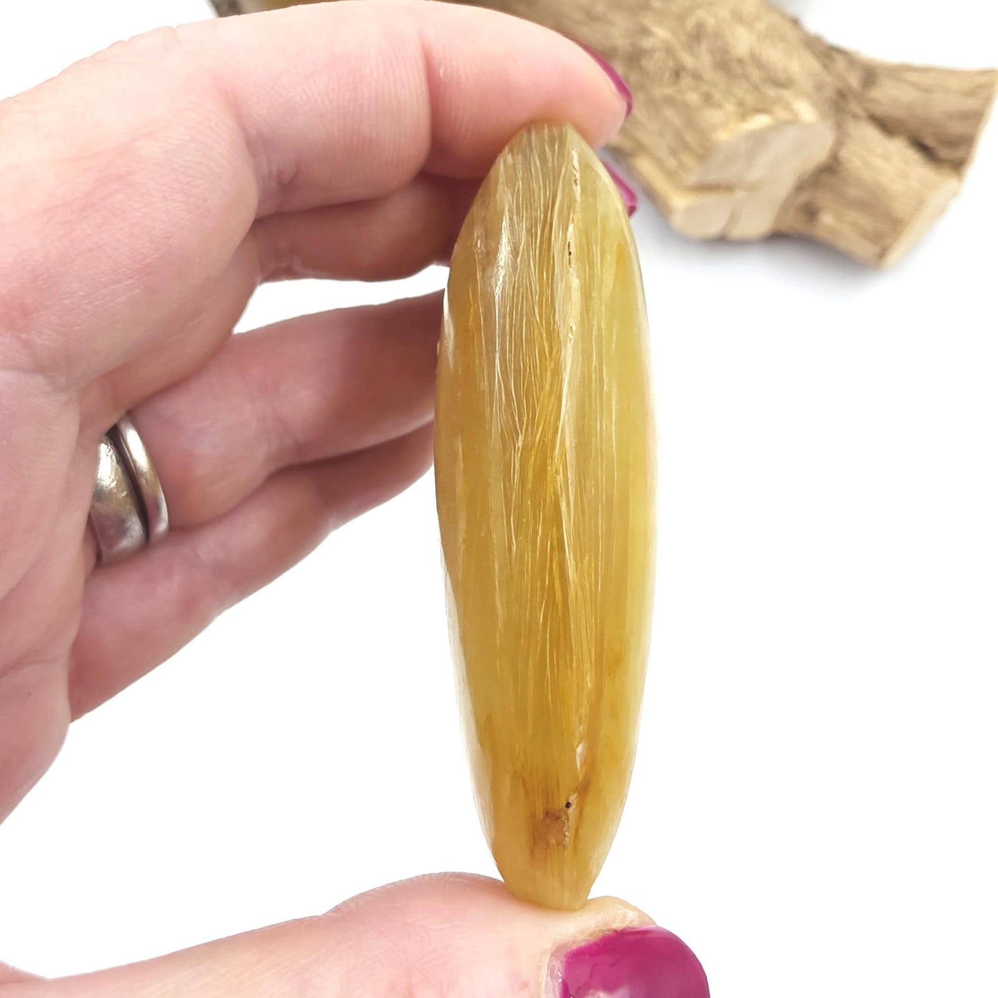 Golden Mica (Muscovite) Palm Stone – Confidence, Clarity & Emotional Strength Healing Crystal, 90g