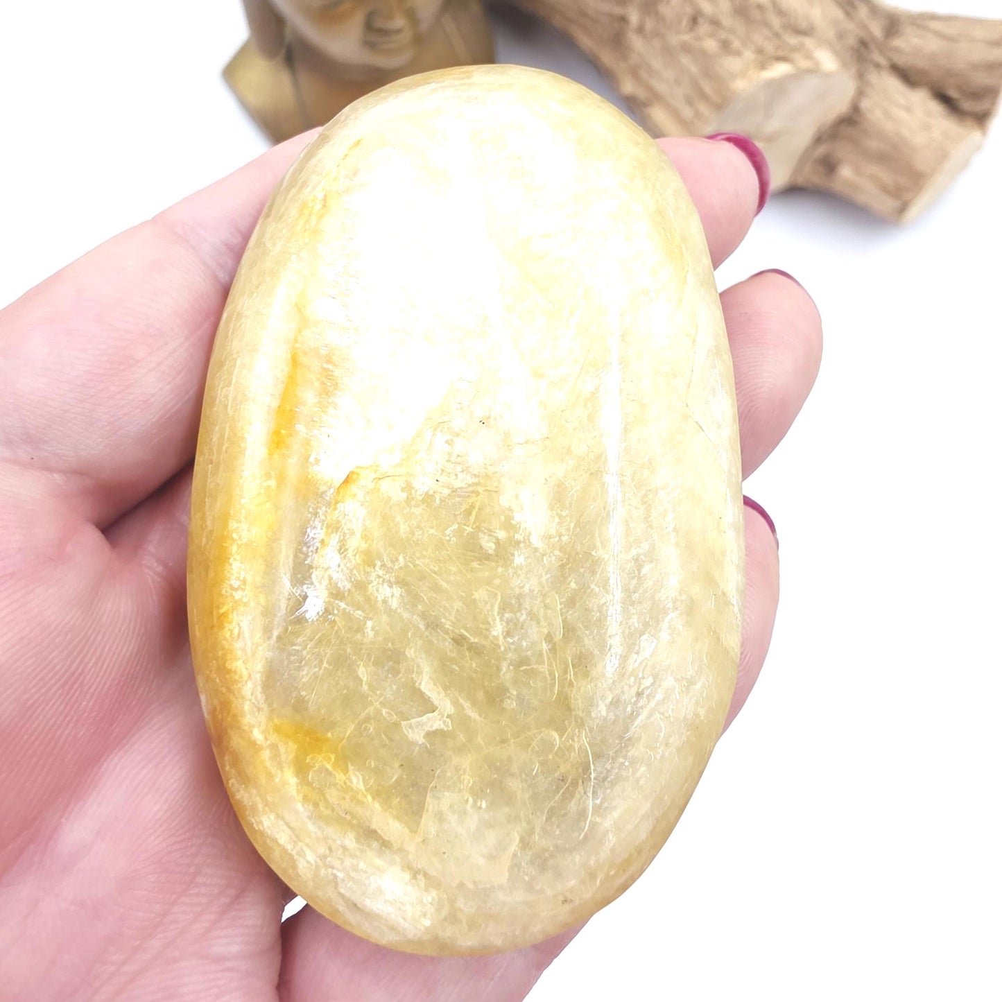 Golden Mica (Muscovite) Palm Stone – Confidence, Clarity & Emotional Strength Healing Crystal, 90g