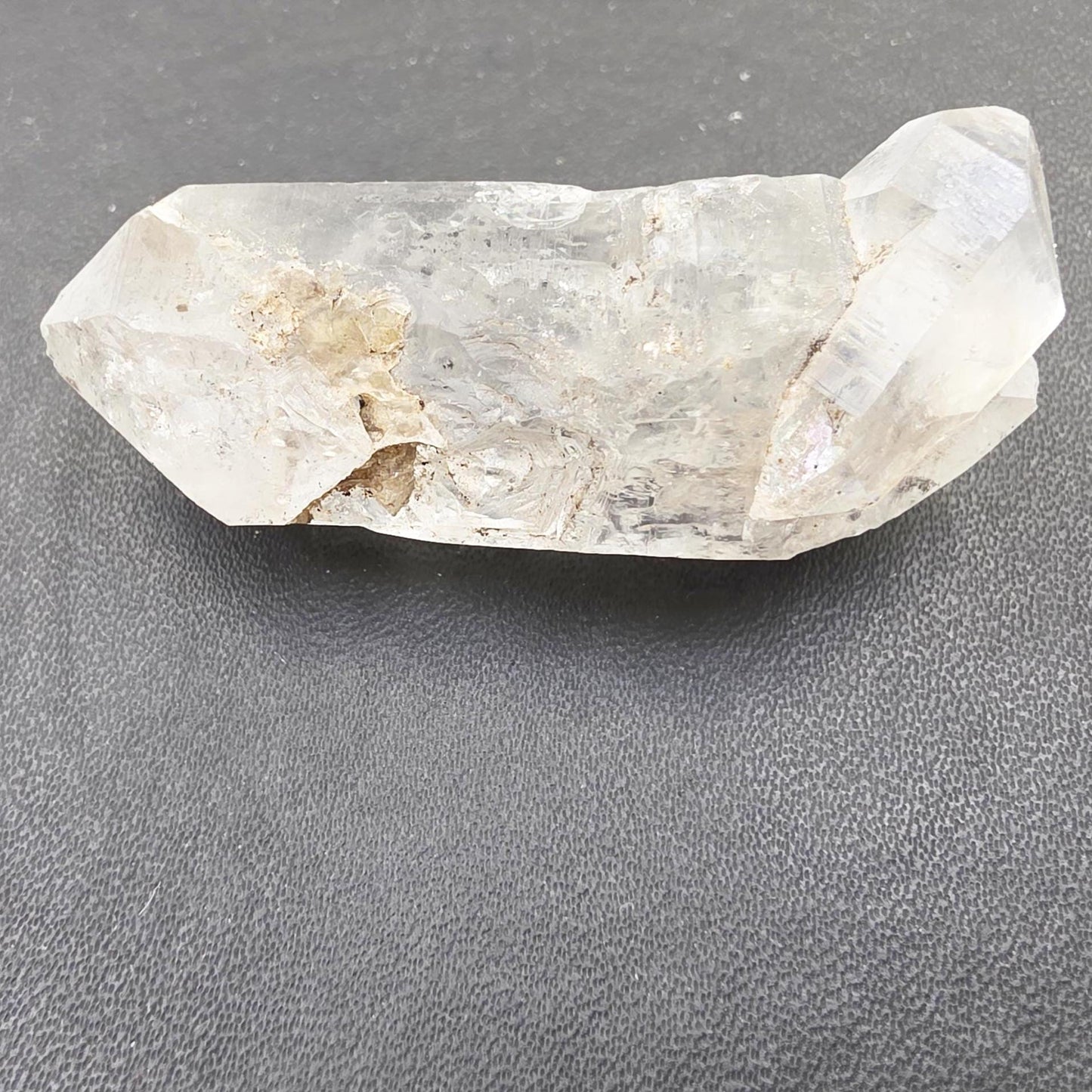 Raw Herkimer Diamond Natural DT with Moving Carbon Bubble – Rare High Vibrational Quartz Crystal, 25g