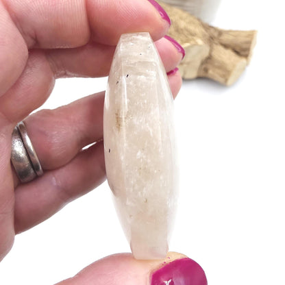 High Grade Flashy Blue Moonstone Palm Stone – Intuition, New Beginnings & Emotional Balance Crystal, 85g