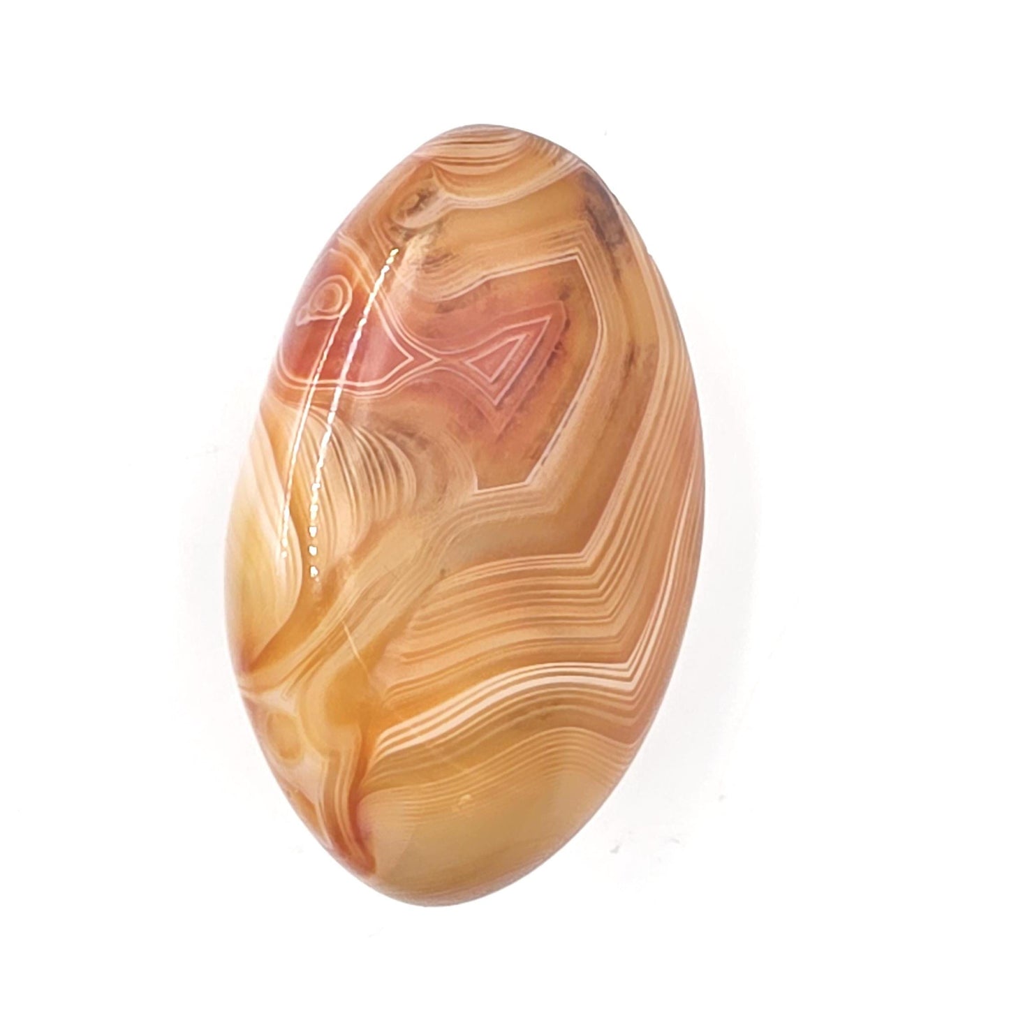 Sardonyx Palm Stone – Strength, Protection & Emotional Balance Crystal, 85g