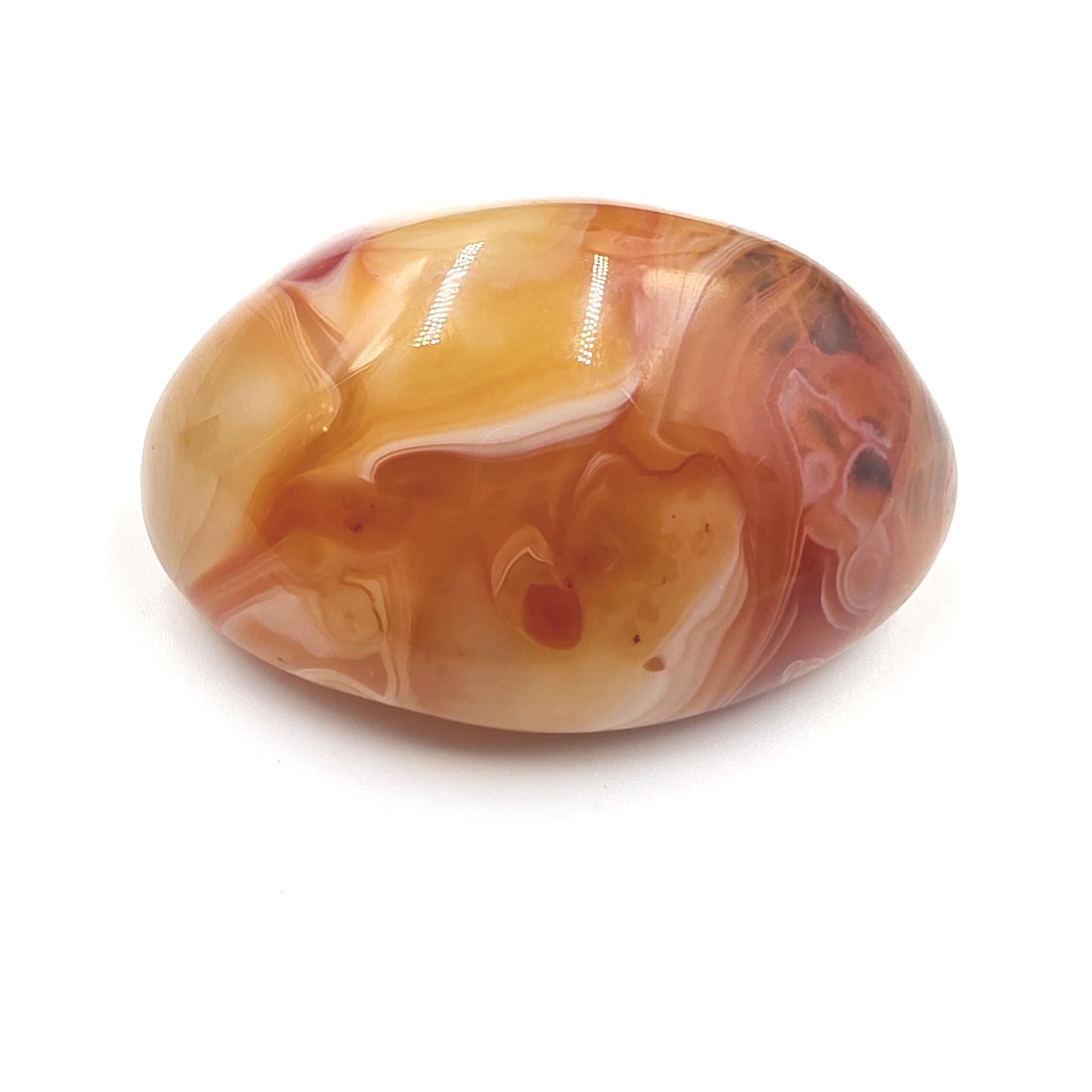 Sardonyx Palm Stone – Strength, Protection & Emotional Balance Crystal, 85g