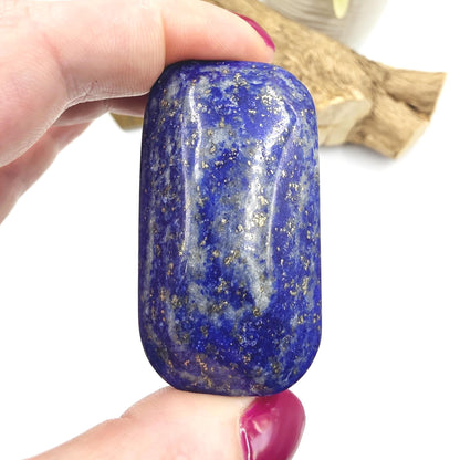 Lapis Lazuli Palm Stone – Wisdom, Intuition & Spiritual Awareness Crystal, 85g