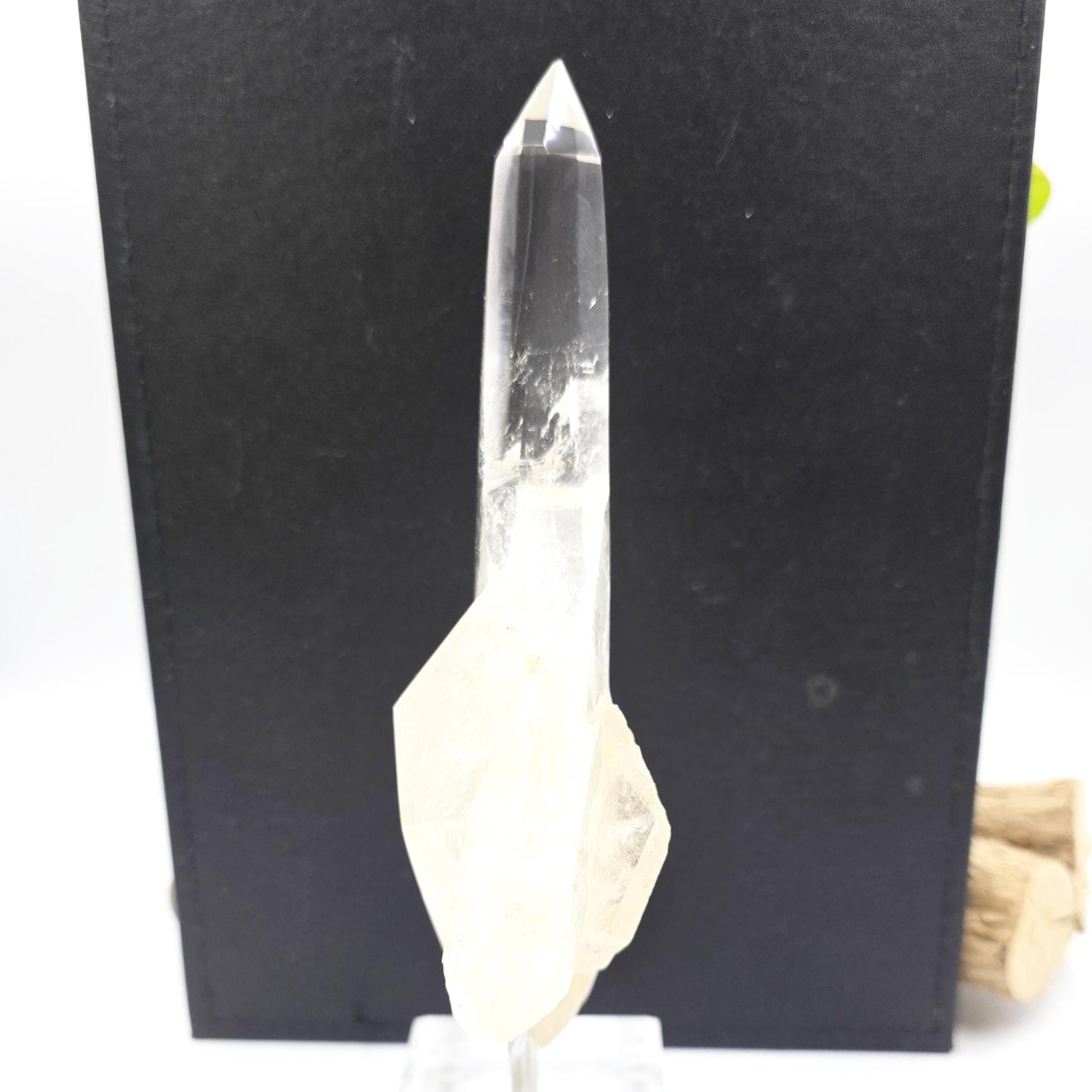 Clear Quartz Half Polished Half Raw Cluster with Rainbows on Bespoke Stand – Healing & Clarity Crystal, 505g