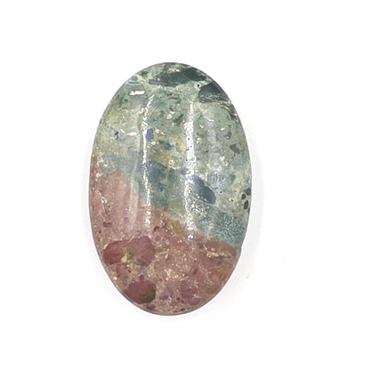 Ocean Jasper Palm Stone – Joy, Emotional Healing & Calming Crystal, 40g