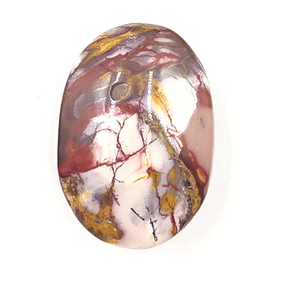 Mookaite Jasper Palm Stone – Strength, Grounding & Emotional Balance Crystal, 50g